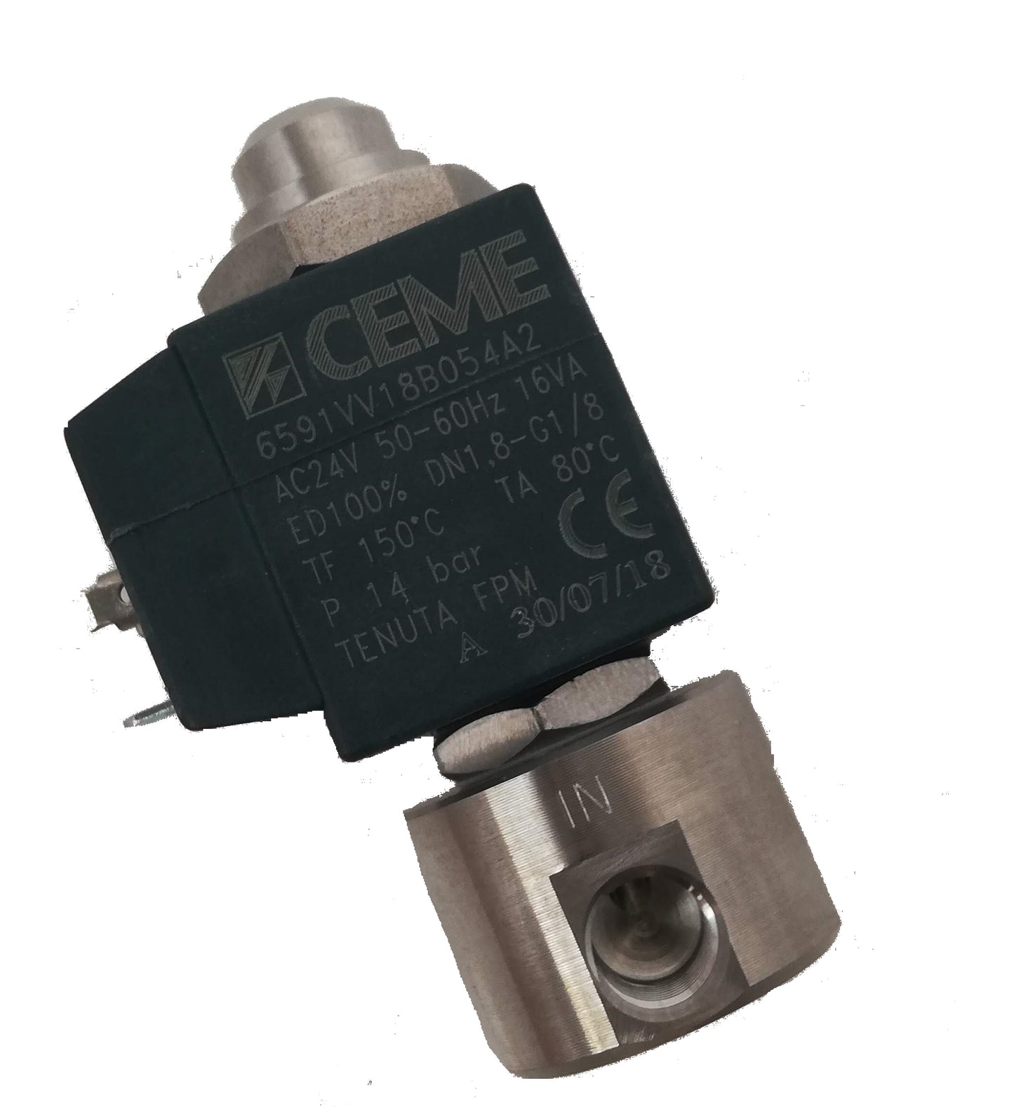 Elettrovalvola NO di drenaggio per collettore verticale 50-60 Hz 24 V per rackxx3xxx