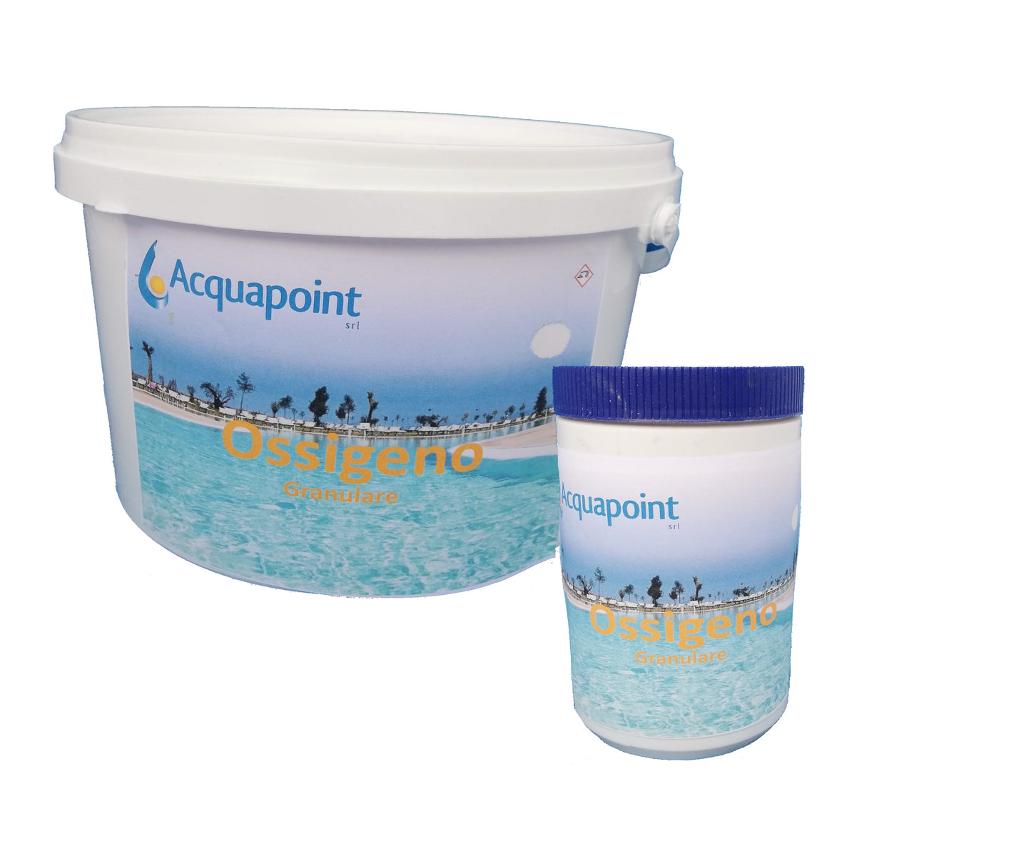 Ossigeno attivo granulare conf.ne 1 Kg, idoneo per trattamenti shock per eliminare le clorammine e le bromammine. Efficace disinfettante, non emana odori, nè irrita occhi e mucose.
