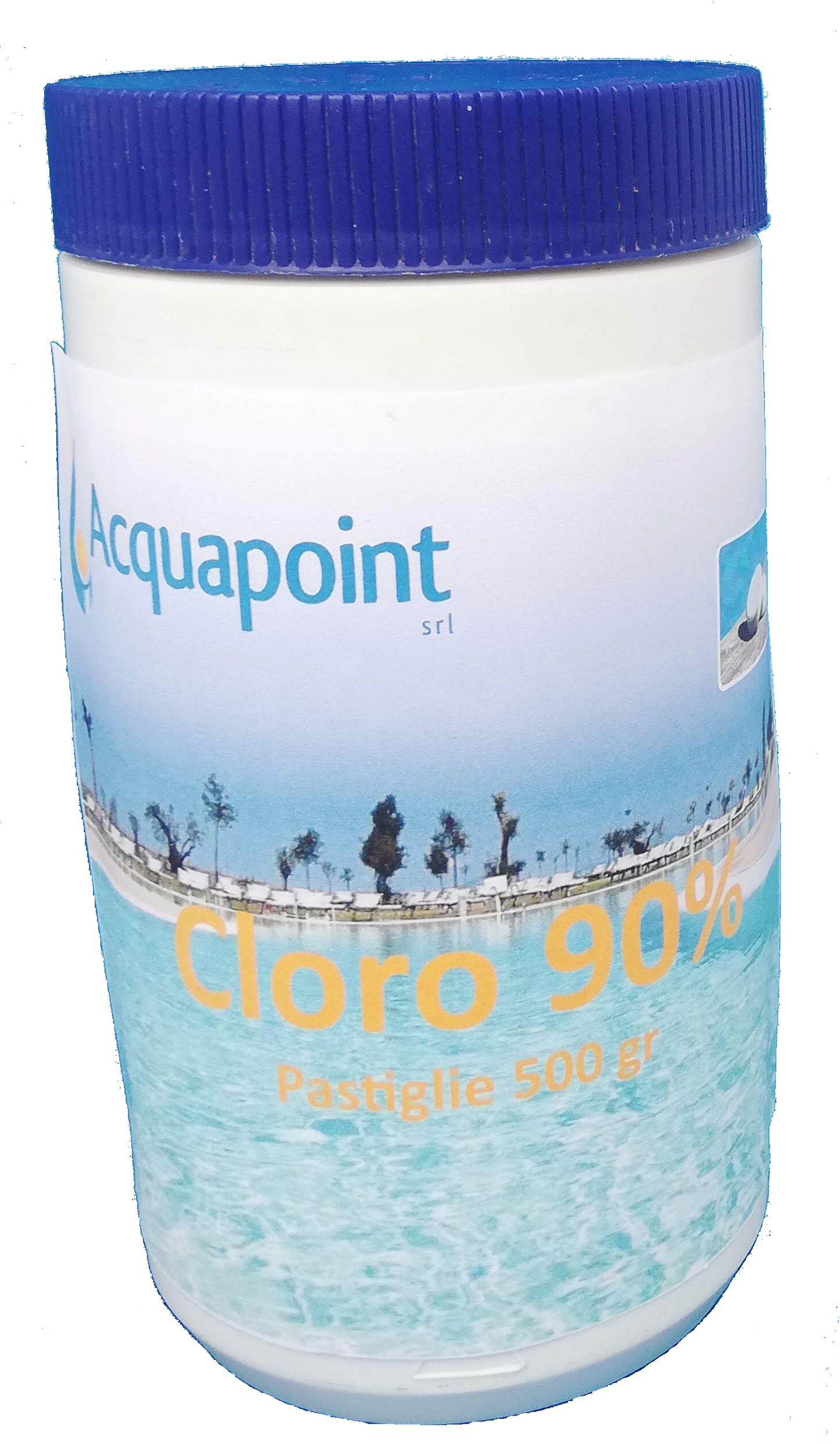 Tricloro al 90% in pastiglie da 500 gr a lenta dissoluzione conf.ne 1 Kg