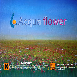 Acquaflower: miscela essenziale per bt, sauna e docce emozionali, all'aroma di campo fiorito conf.ne 1 Lt.