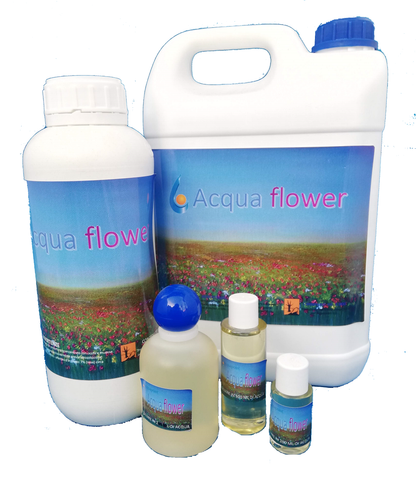 Acquaflower: miscela essenziale per bt, sauna e docce emozionali, all'aroma di campo fiorito conf.ne 1 Lt.