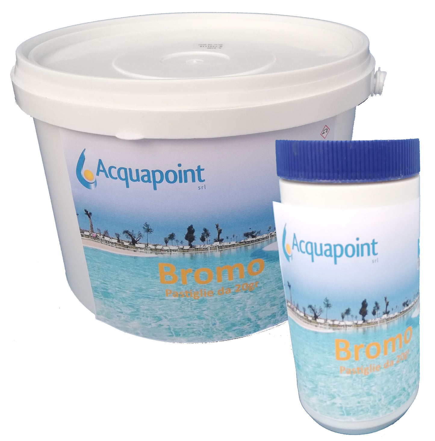 Bromo in pastiglie da 20g a lenta dissoluzione conf.ne 5 Kg. Potente disinfettante.