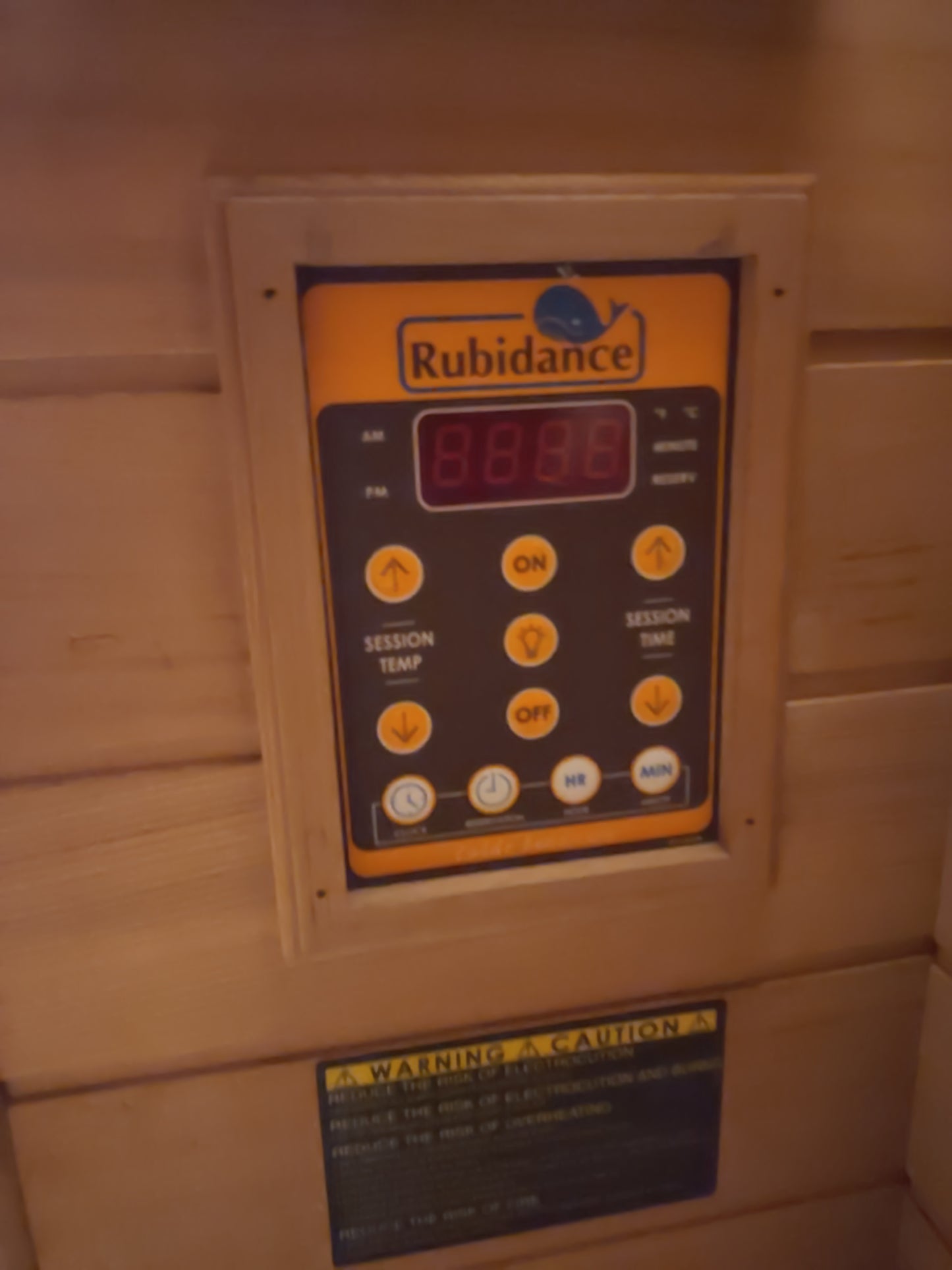 Cabina Sauna rigenerata Rubidance